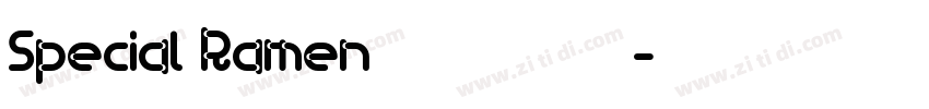 Special Ramen字体下载字体转换
